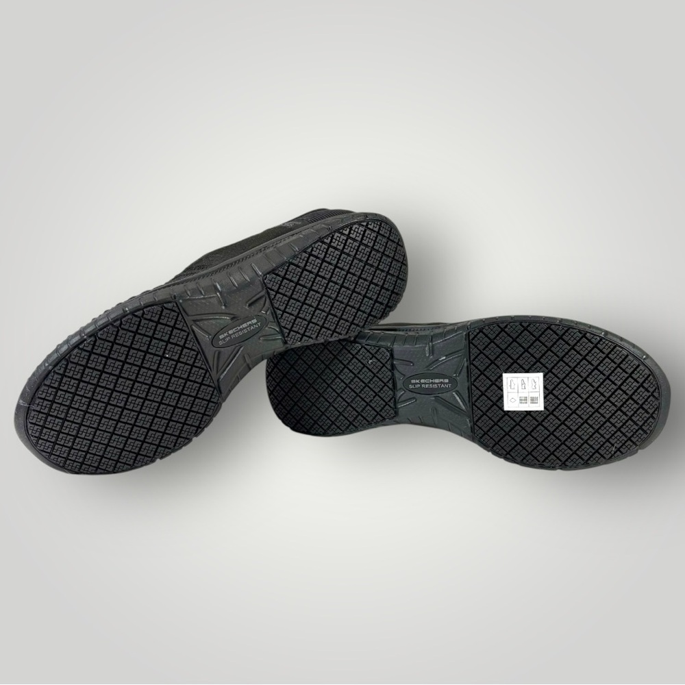 Skechers Slip-Ins Womens Size 9.5 Work Footwear Black Memory Foam - Picture 10 of 11